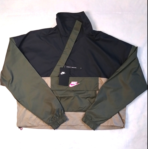 nike women's sportswear woven anorak jacket